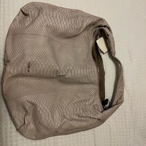 Furla exotic textured shoulder bag